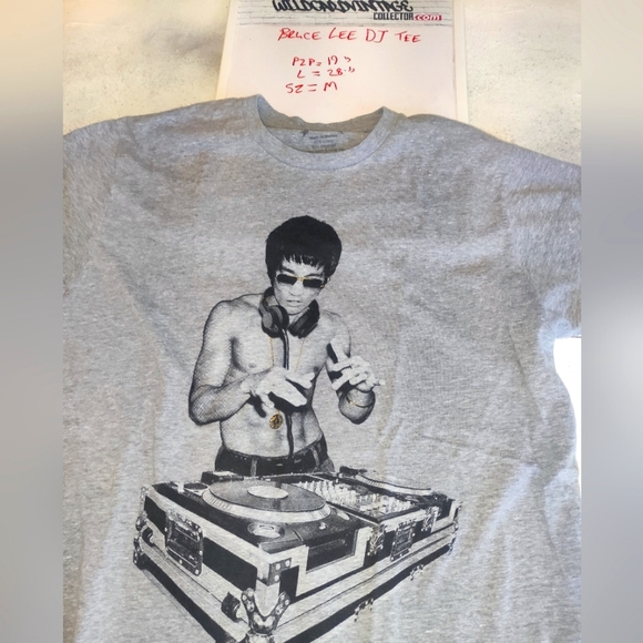 DJ Bruce Lee men's medium tee - Picture 2 of 2